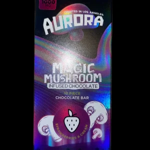 Aurora – Magic Mushroom Strawberries & Cream Bar 1000MG